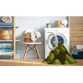 thumbnail image 2 of Ahgly Tapis Rond Lavable en Machine Intérieur Transitionnel Vert Pistache, 7 Pieds Rond, 2 of 7