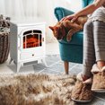 thumbnail image 2 of HOMCOM Foyer Électrique Autonome 16 Pouces 750/1500W Poêle à Feu, 2 of 9