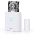 thumbnail image 1 of Graflsoa Q2 57mm Portable Thermal Printer - 300dpi High-Resolution, Bluetooth Enabled, Compatible with Android & iOS, Built-in Battery, Includes 1 Roll of 57x30mm White Thermal Paper, 1 of 7
