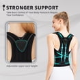 thumbnail image 4 of Back Brace Posture Corrector for Men and Women Adjustable Full Back Support Shoulder Straightener Braces, 4 of 7