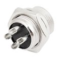 thumbnail image 1 of Unique Bargains 16mm Thread 4 Pin Male CB Radio MIC Microphone Adapter Connector, 1 of 2