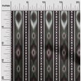 thumbnail image 1 of oneOone Cotton Poplin Fabric Stripe & Geometric Ikat Printed Craft Fabric BTY 56 Inch Wide, 1 of 1
