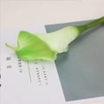 thumbnail image 2 of Artificial SNAIL GARDEN Latex Calla Lily Bundle with Green Leaves, 2 of 12