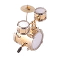 thumbnail image 4 of Mini Ensemble de Tambours, Mini Instruments en Laiton avec Boîte pour Ornement, 4 of 7
