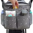thumbnail image 3 of Stroller Organizer Bag with Large Capacity, Multi-Pocket Storage and Shoulder Strap for Diapers, Bottles and Mom Essentials, 3 of 9