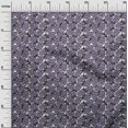 thumbnail image 3 of oneOone Tissu Jersey Coton Violet Tropical Feuille Texturée Matériel de Robe Tissu Imprimé Tissu au Mètre 58 Pouces de Large, 3 of 4