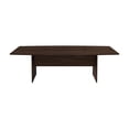 thumbnail image 3 of Table de Conférence en Bois Manufacturé en Forme de Bateau BBF 96 Pouces L en Noyer Noir, 3 of 6