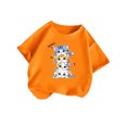 thumbnail image 3 of HNMKIU T-Shirt Graphique à Manches Courtes pour Filles, Tenue Décontractée d'Été, Col Rond Tendance pour Jeunes Fashionistas, 3 of 5