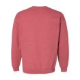 thumbnail image 2 of Gildan Mens Heavy Blend Crewneck Sweatshirt, 2XL, Heather Sport Scarlet Red, 2 of 2