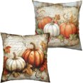 thumbnail image 1 of Red Christmas Throw Pillow Covers 20x20 Let It Snow Pillow Covers Snowflakes Christmas Tree Decorative Pillow Case Set of 2 for Winter Holiday Decorations Couch Outdoor, 1 of 5