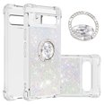 thumbnail image 1 of Case for FOXDOCK Google Pixel 7A Full Corner Protection Glitter Phone Case with Ring Holder, 1 of 4