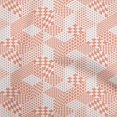thumbnail image 1 of oneOone Polyester Spandex Peach Fabric Geometrical Mix Sewing Material Print Fabric By The Yard 56 Inch Wide, 1 of 4