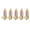 Or 40g, variante sur 5 Pcs Cuillères de Pêche, Leurres de Pêche, Leurres de jigging, Leurres pour Achigan et Truite Achigan Or 60 g