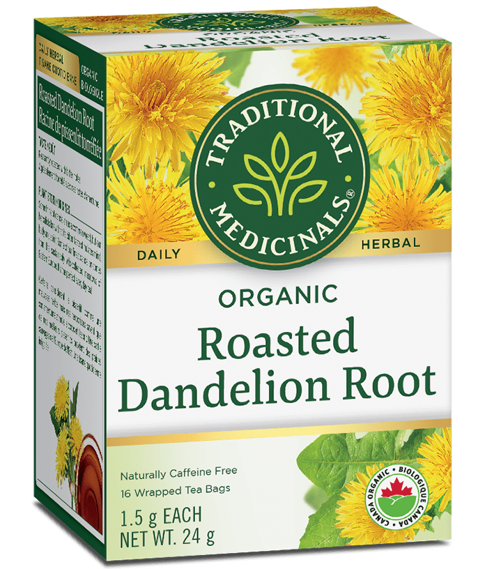 Traditional Medicinals - Organic Roasted Dandelion Root- 16 Tea Bags
