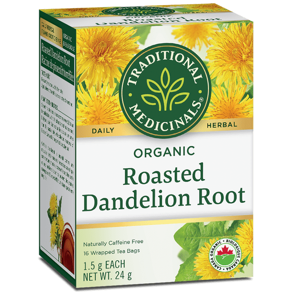 Traditional Medicinals - Organic Roasted Dandelion Root- 16 Tea Bags