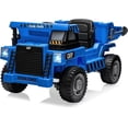 thumbnail image 1 of TROPOW Kids Cars Electric Ride On,Ride on Dump Truck, 12V Kids Power 4Wheels Ride On Car with Remote Control, Ride on Car with Dump Bed, A Shovel, LED Light, 3 Speeds, Music, 1 of 7
