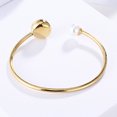thumbnail image 3 of QualitChoice Woman Open Crystal Bracelet Steel Adjustable Hand Decor Round Bangle Girlfriend Jewelry for Dating Birthday Party Gift Jewelries Type 1 Type 2, 3 of 6