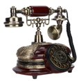 thumbnail image 1 of Vintage European Telephone,  Dial Classic Retro Landline Clear Call Exquisite  For Living Room Bar Decor, 1 of 8