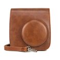 thumbnail image 1 of Storage Bag Dust-proof Shock-proof Waterproof Mini Camera Vintage Faux Leather Protective Pouch for Fujifilm-Instax Mini 7+, 1 of 11