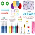 thumbnail image 1 of EASTIN 66Pcs Crochet Kits for Beginners with Storage Case and Crochet Accessories Crochet Kit Practical Knitting Starter Kit, 1 of 9