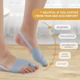 thumbnail image 1 of EGNMCR Toe Corrector Toe Separator Big Toe Correction Shoe Wearing Men And Women Hallux Valgus Corrector a socks, 1 of 2