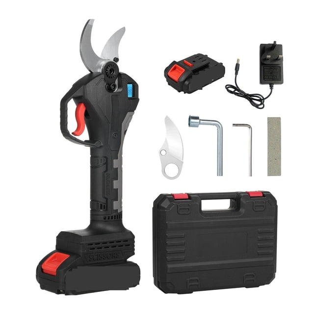 Electric Pruning Shears Cordless Pruning Battery Powered Tree Branch Pruner With Brushless Motor 30mm-40mm Cutting Diameter ,Less Effort