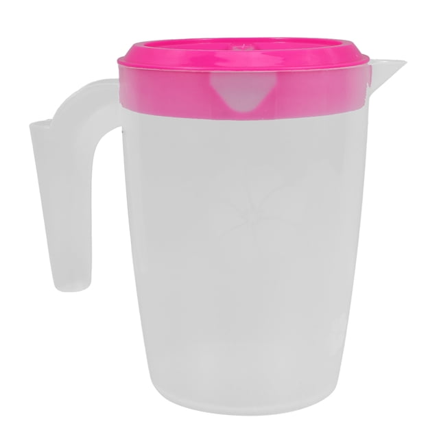 MIANGASTORE Pichet à Jus Pichet Transparent pour Boissons Pichet à Thé Pichet Réutilisable pour Eau Froide Pichet d'Eau avec Couvercle