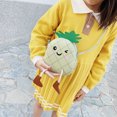 thumbnail image 3 of Jusqu'à 65 % de Rabais sur le Sac à Bandoulière Chaîne Motif Ananas Mignon pour Filles SMihono, Porte-Monnaie pour Enfants, 3 of 9