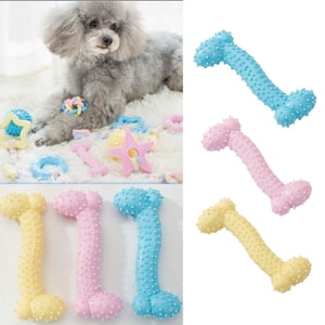 SIfdSeng Dog Toy Pet Chew Toy Small Breed Durable Bone Puppy Teething Toys Freezable Cute Dog Toys Large Dog Toys