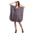 thumbnail image 2 of Moomaya Robe Courte de Caftan de Plage, Robe de Couverture Imprimée, Kaftan pour Femmes, Tenue de Plage, Couverture, 2 of 4