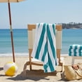 thumbnail image 5 of Mainstays Cabana Stripe Decorative Beach Towels, 4-pack, Teal, 5 of 5