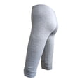 thumbnail image 1 of Cinvoph Womens Capris Ruffle Yoga Pants Tummy Control Workout Running Joggers Leggings, 1 of 4