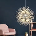 thumbnail image 4 of Crystal Chandelier Ceiling Light Fixture Pendant Lamp for Bedroom White Light, 4 of 7