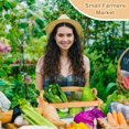 thumbnail image 4 of Garden Harvesting Storage With Handle Multifunctional Basket Gardening Fruit And Vegetable Collection Basket, 4 of 8