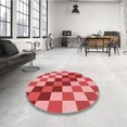 thumbnail image 4 of Ahgly Company Tapis d'Intérieur Rectangulaires Transitionnels Rouges Lavables à la Machine, 6 Pieds x 9 Pieds, 4 of 7