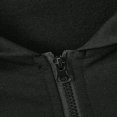 thumbnail image 3 of Zip Up Coat for Women  featuring Skull and Star Pattern  Hooded Sweatshirt Jacket, 3 of 6