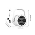 thumbnail image 3 of Hearth & Gear Santa LED Projection Light Mini Adjustable LED Snowflake Projection Light Suitable For Indoor Birthday Parties And Gardens Kids Projector Lamp Soothing Night Light for Toddler Strobe, 3 of 7