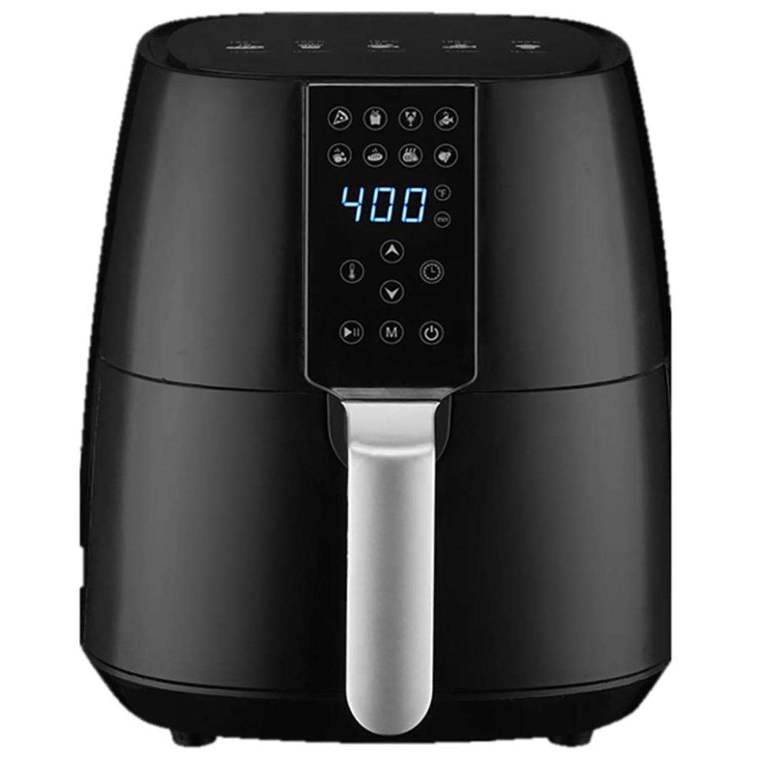 Toastess 3.8 Liter Digital Hot Air Fryer, Black - 8 Preset Functions