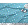 thumbnail image 2 of Soimoi Tissu Satin Lourd Bleu Chêne Fruits Décor Tissu Imprimé 54 Pouces de Large, 2 of 3