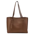 thumbnail image 1 of Grand Sac Fourre-Tout Réversible pour Femmes Rétro à Franges en Cuir, Sacs à Bandoulière, Sacs à Main Mode pour Dames, Sac Cartable (Blanc), 1 of 7