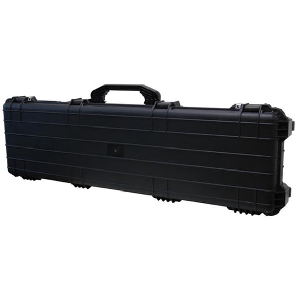 Cape Buffalo Wheeled Water Resistant Rifle Case, Black