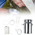 thumbnail image 2 of Goat Milking Machine, Milking Machine, Stainless Steel Milk Suction Tank Goat Sheep For Milk Suction Tank Milking Kit Household US Plug, 2 of 8