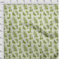 thumbnail image 4 of oneOone Polyester Spandex Pear Green Fabric Cactus Sewing Material Print Fabric By The Yard 56 Inch Wide, 4 of 5
