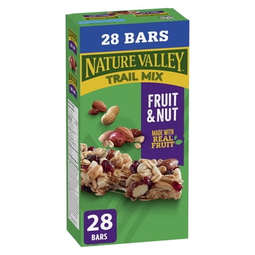 Nature Valley Chewy Trail Mix Granola Bars, Fruit and Nut, 28 Bars