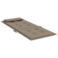 thumbnail image 3 of vidaXL Highback Chair Cushions 4 pcs Taupe Oxford Fabric, 3 of 5