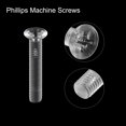 thumbnail image 4 of Unique Bargains Vis de Machine Phillips en Plastique M5x30mm, Boulons de Machine à Tête Plate en PC, Lot de 10, 4 of 4