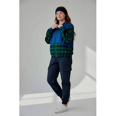 SANAE DESIGN Adaptive Clothing Sweatshirt with Western Pockets and Magnetic Zipper Closure