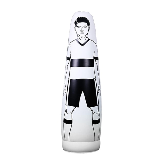 S SERENABLE Inflatable Football Training Dummy Accessory Football Trainer Tumbler Adults White
