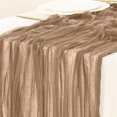 thumbnail image 5 of Boho Gauze Green Wedding Table Runner Fabric Kitchen Dining Holiday Table Decor For Home Party Indoor, 5 of 5