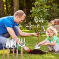 thumbnail image 4 of Wooden Handle Stainless Steel Garden Planting Tools For Growing Vegetables Growing Flowers And Pulling Weeds Household Shovel Rake, 4 of 9